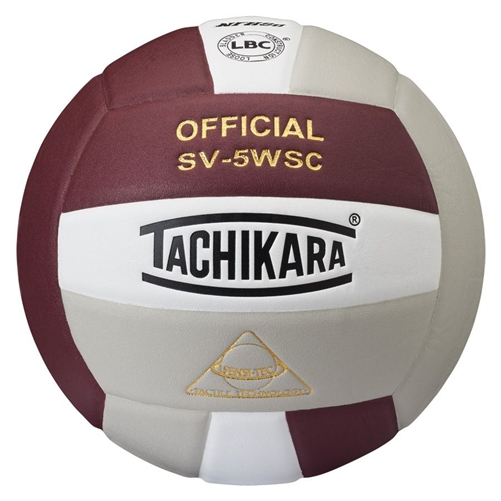 VOLLEYBALL TACHIKARA MAROON/WH/SILV