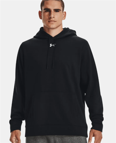 Under Armour M's Hustle Fleece Hoodie Black