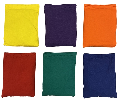 BEAN BAG CLOTH SET 5"x4" [6 COLOURS x 10ea]