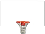 BACKBOARD STEEL 72" X 42" - FRONT MOUNT