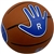 BASKETBALL "HANDS-ON" SHOOTER'S TRAINER. SIZE 5. BROWN