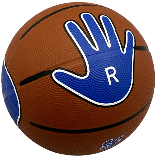 BASKETBALL "HANDS-ON" SHOOTER'S TRAINER. SIZE 5. BROWN