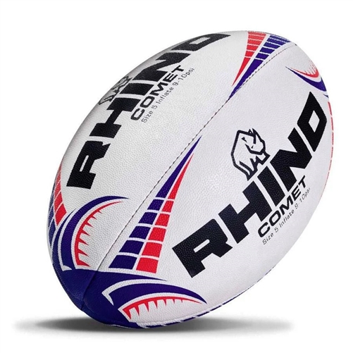 RHINO RUGBY BALL. COMET Size 5. We now have stock again!!