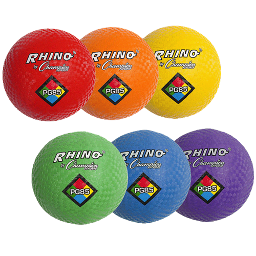 PLAYGROUND BALL 8.5"                     SET OF 6 COLORS