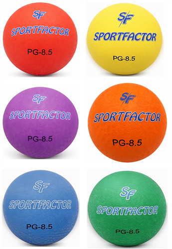 PLAYGROUND BALL 8.5"                     SET OF 6 COLORS