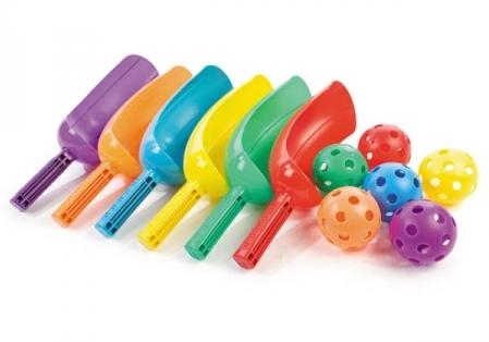 Scoop Set with 6 Colored Bats and Balls - Improve Hand-Eye Coordination  with Senso-Care – Senso-Care