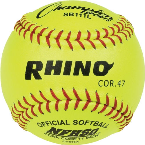 SOFTBALL 11" Leather COR47 Yellow