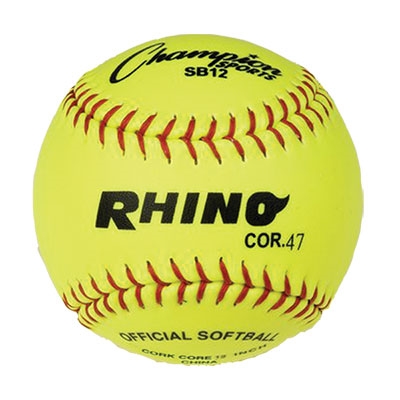 SOFTBALL 12" Synthetic COR47 Yellow