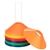 PYLON 7" SAUCER STYLE COLOUR SET - 60 cones & carrier