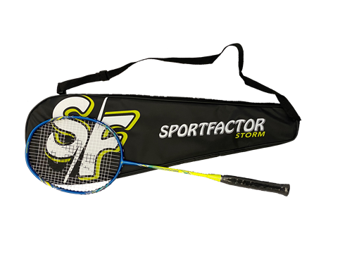 BADMINTON RACQUET SR HIGH SPORTFACTOR STORM