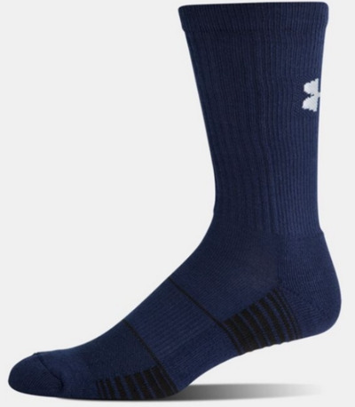 Under Armour Team Crew Socks-NVY