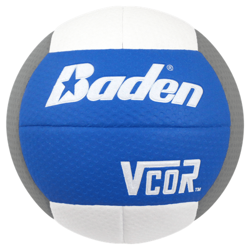 VOLLEYBALL BADEN VCOR BU/WH/GY MICROFIBRE. <i>CLEARANCE ITEM. ALL SALES FINAL. </i><br/>