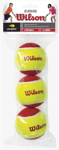 TENNIS BALL STAGE 3 YELLOW/RED WILSON